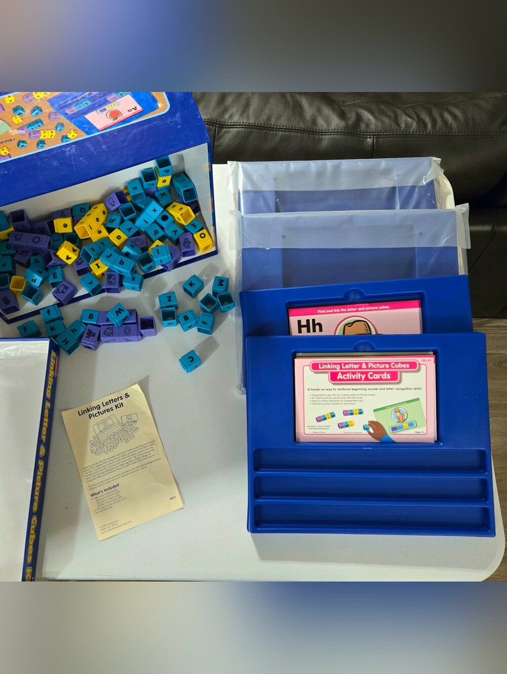 Lakeshore Learning Linking Letter & Picture Cubes - Picture 4 of 10